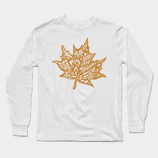 leaf_brown Long Sleeve T-Shirt